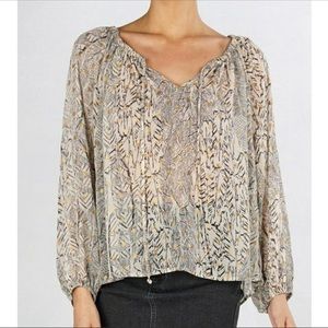 LOVESTITCH Laurel Peasant Top Blouse